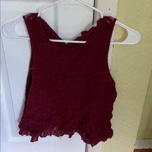 tank top w sheer back